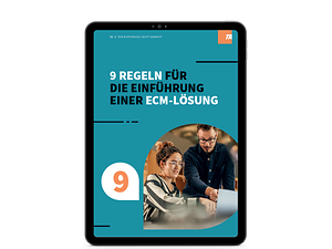 Teaser_Mini-Möhre_9 Regeln für die Einführung einer ECM-Lösung Teaser_Mini-Möhre_9 Regeln für die Einführung einer ECM-Lösung